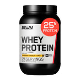 BARE PERFORMANCE NUTRITION BPN Whey Banana French Toast tub highlighting protein blend for recovery