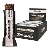 Barebells Cookies & Cream bar pack: convenient on-the-go high-protein snack.
