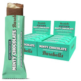 Barebells Minty Chocolate Soft Bar packaging, ideal for on-the-go snacking.