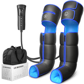 Baregamyan Leg Massager front view showing heat zones for circulation support