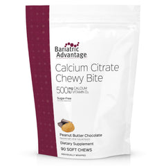 Bariatric Advantage Calcium Citrate Chewy Bites box for convenient daily calcium support.