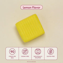 Bariatric Advantage Lemon Chewy Bites individually wrapped packaging highlighting convenience