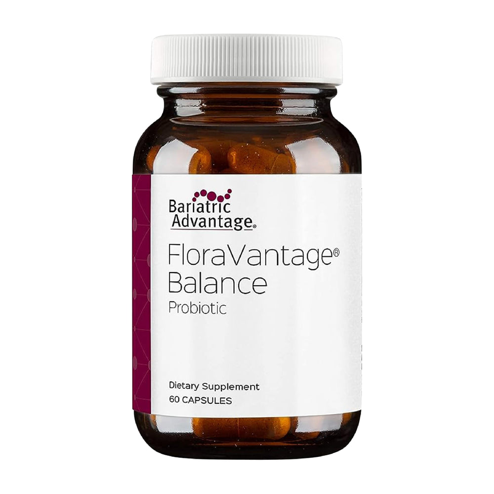 Bariatric Advantage FloraVantage Balance bottle front for daily probiotic support after bariatric surgery
