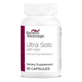 Bariatric Advantage Ultra Solo with Iron bottle front, supports daily bariatric nutrition