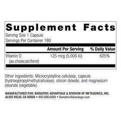 Easy swallow water-miscible D3 capsules aiding absorption after bariatric surgery.