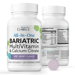Bariatric Choice all-in-one chewable bottle pour for simple daily supplementation