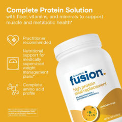 Bariatric Fusion Chicken Soup shake in cup demonstrates smooth texture for meals