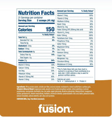 Bariatric Fusion Vanilla shake in a glass with a creamy texture.
