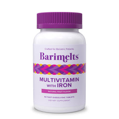 Barimelts bariatric multivitamin tablets close-up for quick absorption