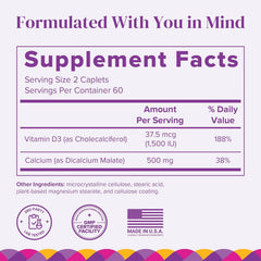Barimelts Quick-Glide Calcium smooth-coated caplets ensuring comfortable intake.