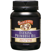 Barlean's Evening Primrose Oil bottle front for daily skin and immune support.