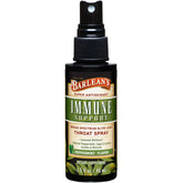 Barlean's Olive Leaf Complex Throat Spray bottle front promotes soothing throat comfort