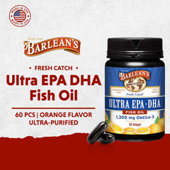 Barlean's ultra-purified omega-3 in triglyceride form for absorption.