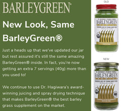 BARLEYGREEN scoop-dispense shows easy measuring for precise daily servings.