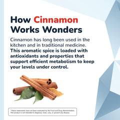 Label view of Barton Nutrition CinnaChroma showing 10:1 cinnamon extract and nutrients.