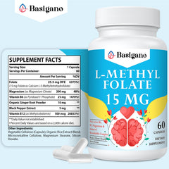 Basigano capsules arranged for convenient daily-use and easy swallowing.