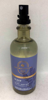 Bath & Body Works Aromatherapy Pillow Mist bottle releasing calming lavender vanilla aroma for restful sleep
