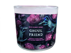 Ghoul Friend label detail emphasizes Halloween vibe for seasonal decor.