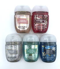 Bath & Body Works PocketBac assorted holiday fragrances for seasonal hand hygiene and delight.