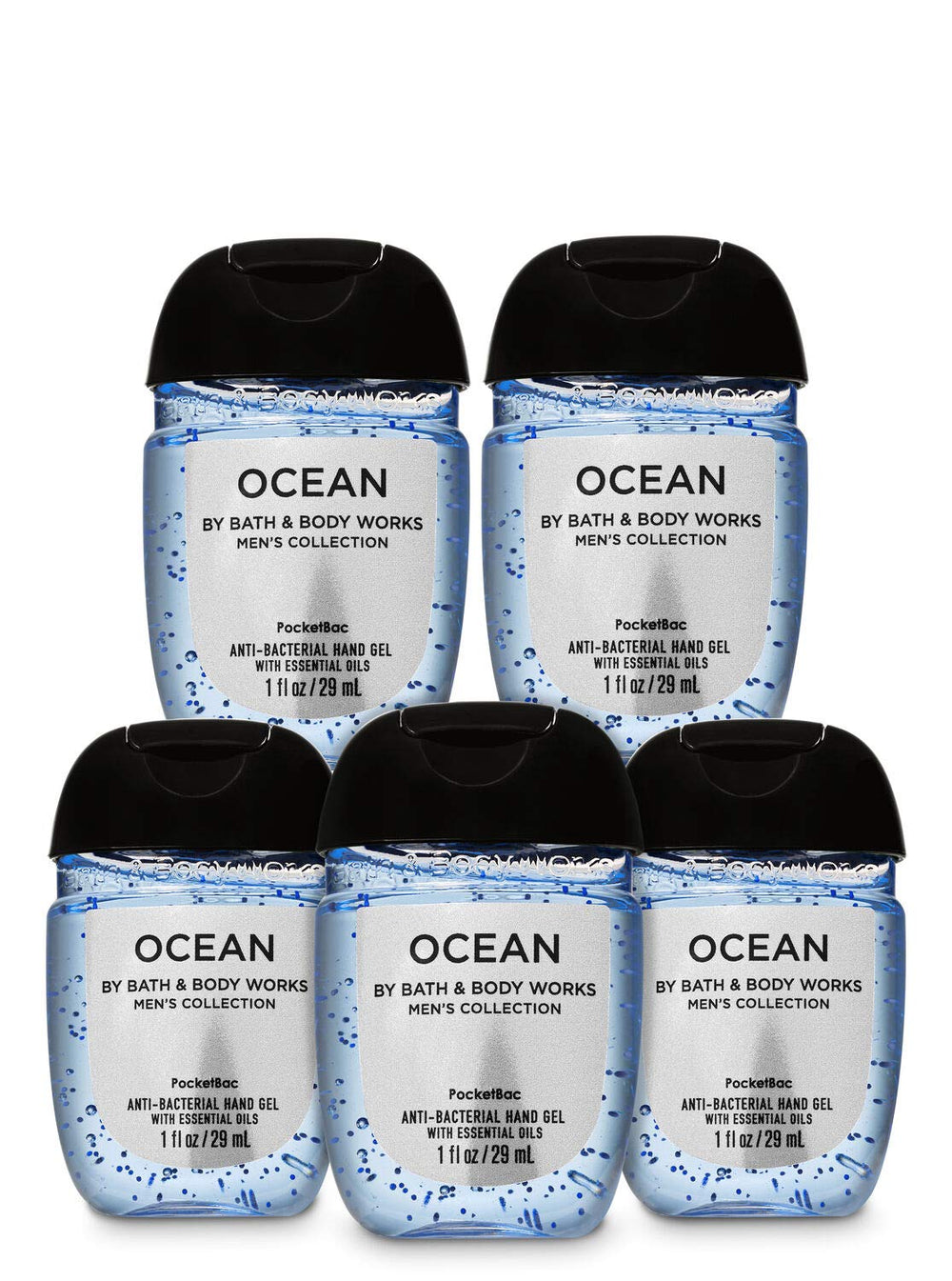 Bath and Body Works PocketBac Ocean 5pc bundle for on-the-go sanitizing and fresh scent.