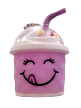 Bath & Body Works purple faceted drink cup pocketbac holder keeps sanitizer handy on the go.