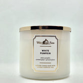 Bath & Body Works White Barn 3-Wick Candle enhances spaces with lasting aroma.