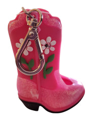 Bath and Body Works pink cowboy boot PocketBac holder for portable sanitizer access on the go.