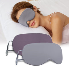 BATHRINS Sleeping Mask 2 Pack double-sided design for versatile comfort and blocking light.