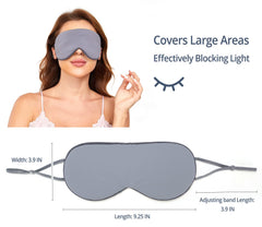 BATHRINS Sleeping Mask 2 Pack light-blocking edge fits the face for complete darkness.
