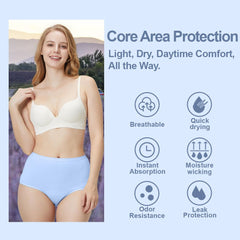 Battewa Quick Dry Underwear absorption core close-up demonstrates rapid absorption