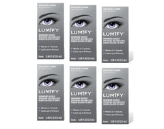 Bausch and Lomb LUMIFY bottle close-up showing clear labeling for redness relief