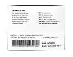 Bausch + Lomb ScleralFil single-use vial, designed for safe lens care.