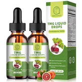 BBEEAAUU TMG liquid drops bottle with citrus flavor for daily focus and energy.