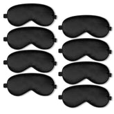 BBTO silk sleep mask with adjustable strap blocks light for deep rest