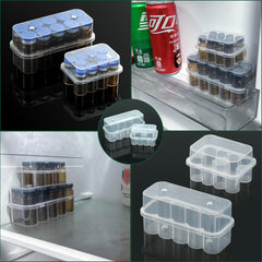 BCDHAMATE two-pack organizers for compact fridge storage