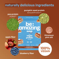 BE AMAZING vegan protein powder is dairy-free and gluten-free for versatile shakes