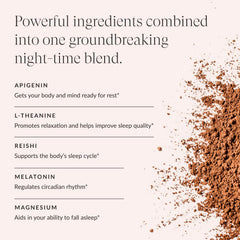 Beam Dream Sleep Powder packaging and label highlighting vegan and non-GMO.