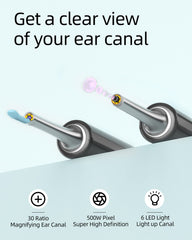 BEBIRD Ear Scope 5MP 1080p captures sharp on screen details.