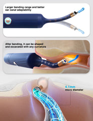 BEBIRD Earsight Plus tweezers head ready for wax removal