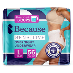 Because overnight briefs packaging highlights premium absorbency for heavy nighttime leaks.