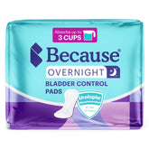Because Overnight Pads provide secure night protection with moderate-to-heavy absorbency.