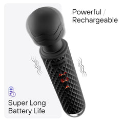 Bed Geek USB-rechargeable massage wand offering cordless convenience for on-the-go recovery