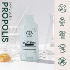 Beekeeper's Naturals Brain Health with Cognizin Citicoline 500 mg supports memory and focus