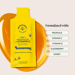 Beekeeper's Naturals elderberry and propolis blend supports natural wellness in children.