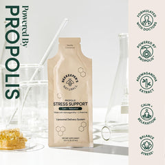 Beekeeper's Naturals Propolis ingredient close-up, natural wellness potential
