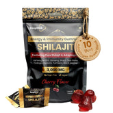 BeepWell Gold Shilajit Gummies bottle for convenient daily energy and balance.