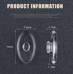 BEHLINE 2mm thick nose pads provide extra height and grip