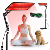 Beichen red light therapy panel front view for home use, wide coverage.