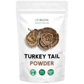 Beleon Turkey Tail Polvo hongo 8 oz: apoyo diario de energía.