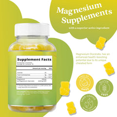 BeLive Magnesium Gummies pineapple flavor paired with a chewable texture